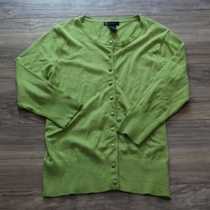 G Signature green cardigan